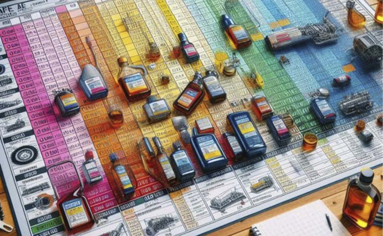 Tabela de Viscosidade