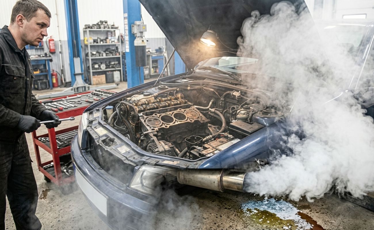 Motor Fumando, o que fazer para consertar?