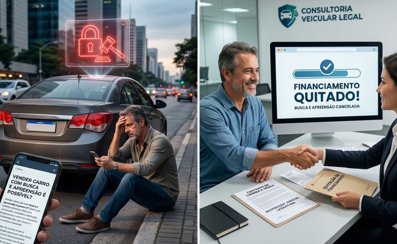 Vender o carro com busca e apreensão é possível?