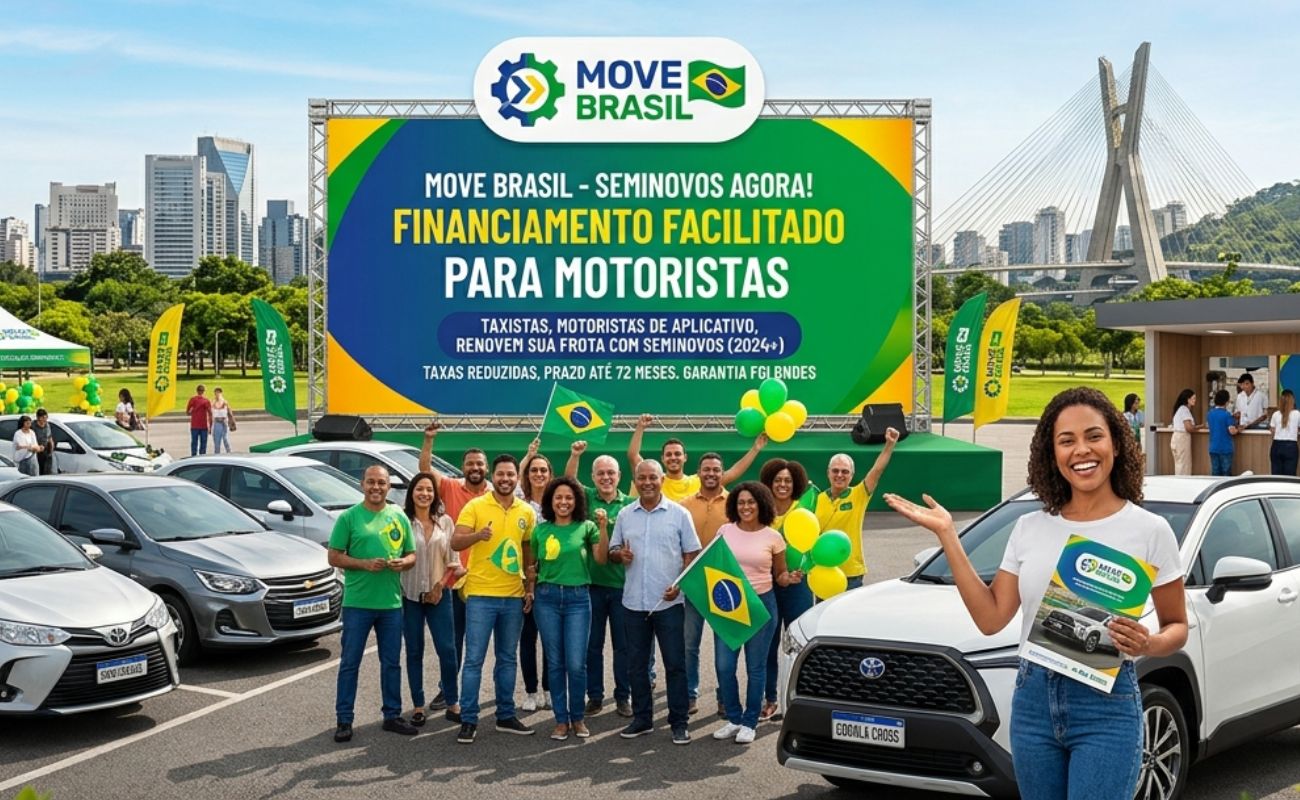 Move Brasil agora para veículos seminovos, como vai funcionar?