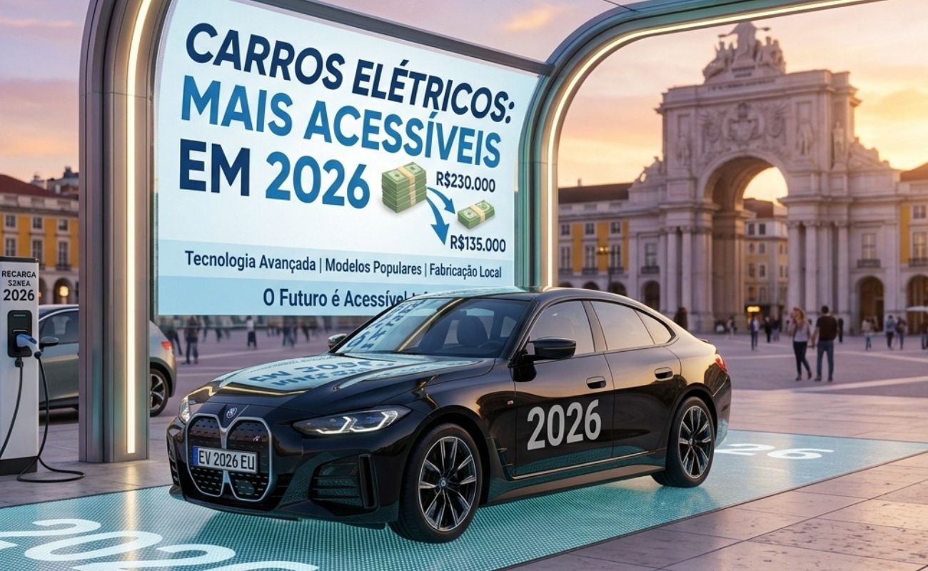 Carros elétricos estão realmente ficando mais baratos? Veja o que mudou no Brasil em 2026